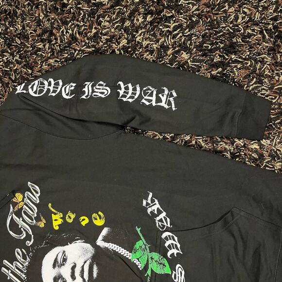 Rod Wave Soul Fly For the Fans Black pullover Hoodie Mens Sz L New - Picture 3 of 6